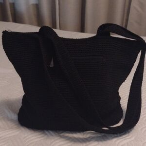 The Sak Black Woven Tote